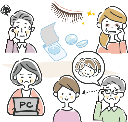 眼瞼下垂になりやすい方